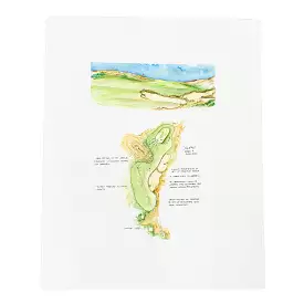 Alps Golf Course Print by Thad Layton