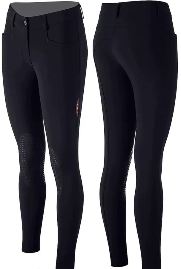 Animo Nakita knee grip ladies riding breeches Navy