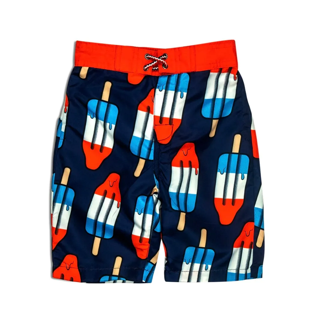 Appaman Swim Trunks - Red, White & Blue