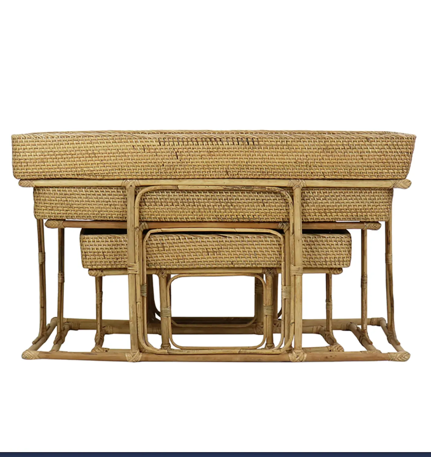 Bali Nesting Tables (Set of 3) - Matthew Izzo Collection