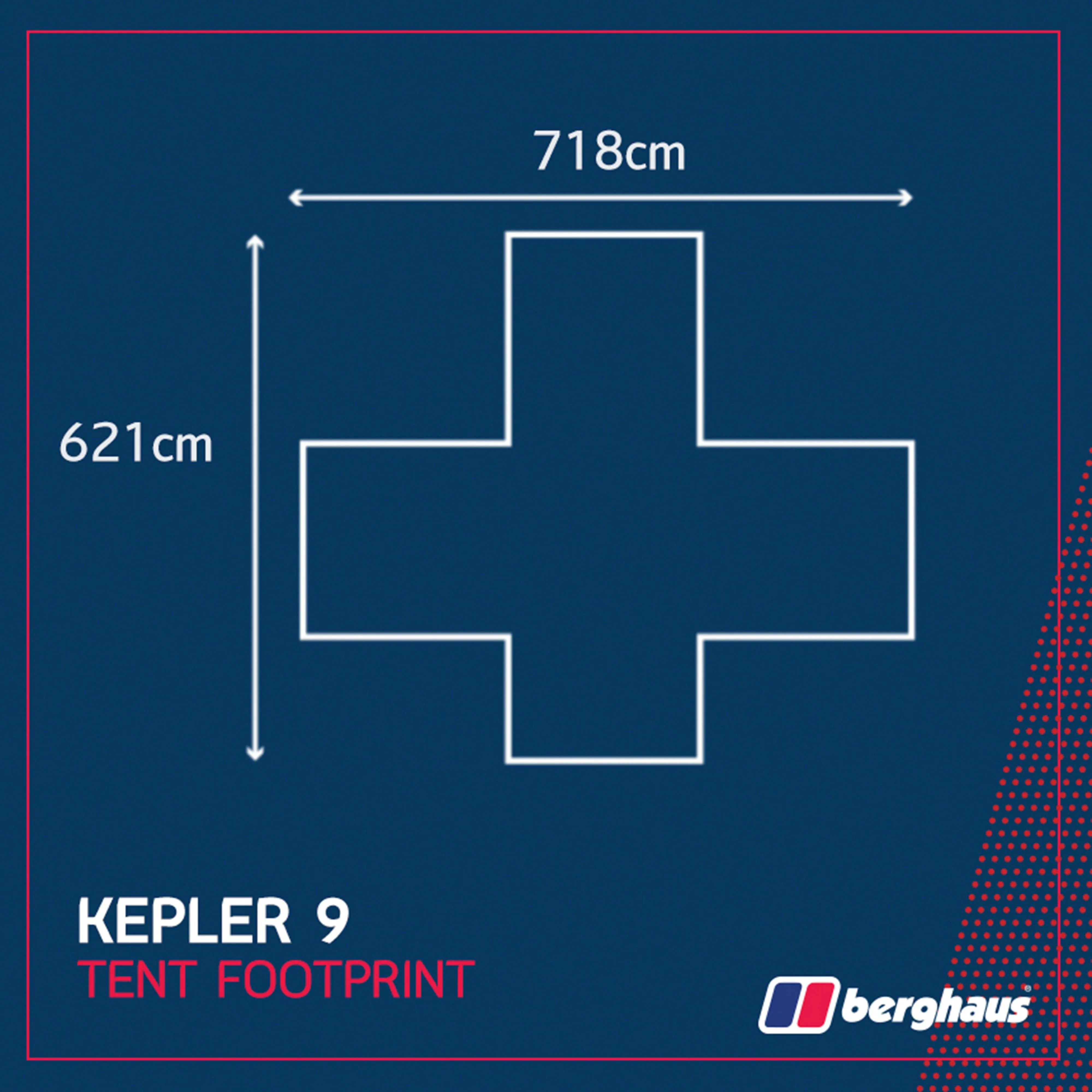 Berghaus Kepler 9 Tent Footprint | Millets