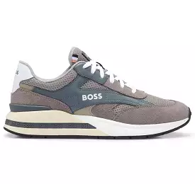 Boss Kurt Runner sdme Trainers - Medium Grey