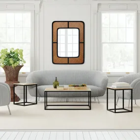 Chevron Coffee and Side Tables Set - Matthew Izzo Collection