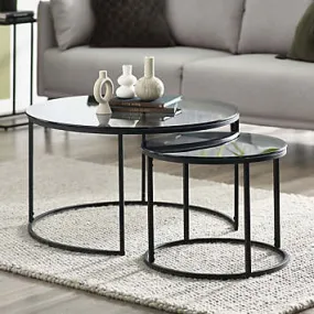 Chicago Set of 2 Nesting Coffee Tables | Kaleidoscope