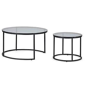 Chicago Set of 2 Nesting Coffee Tables | Kaleidoscope