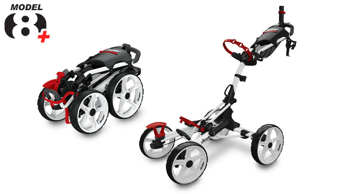 Clicgear Golf 4-Wheel Push Cart Model 8.0+