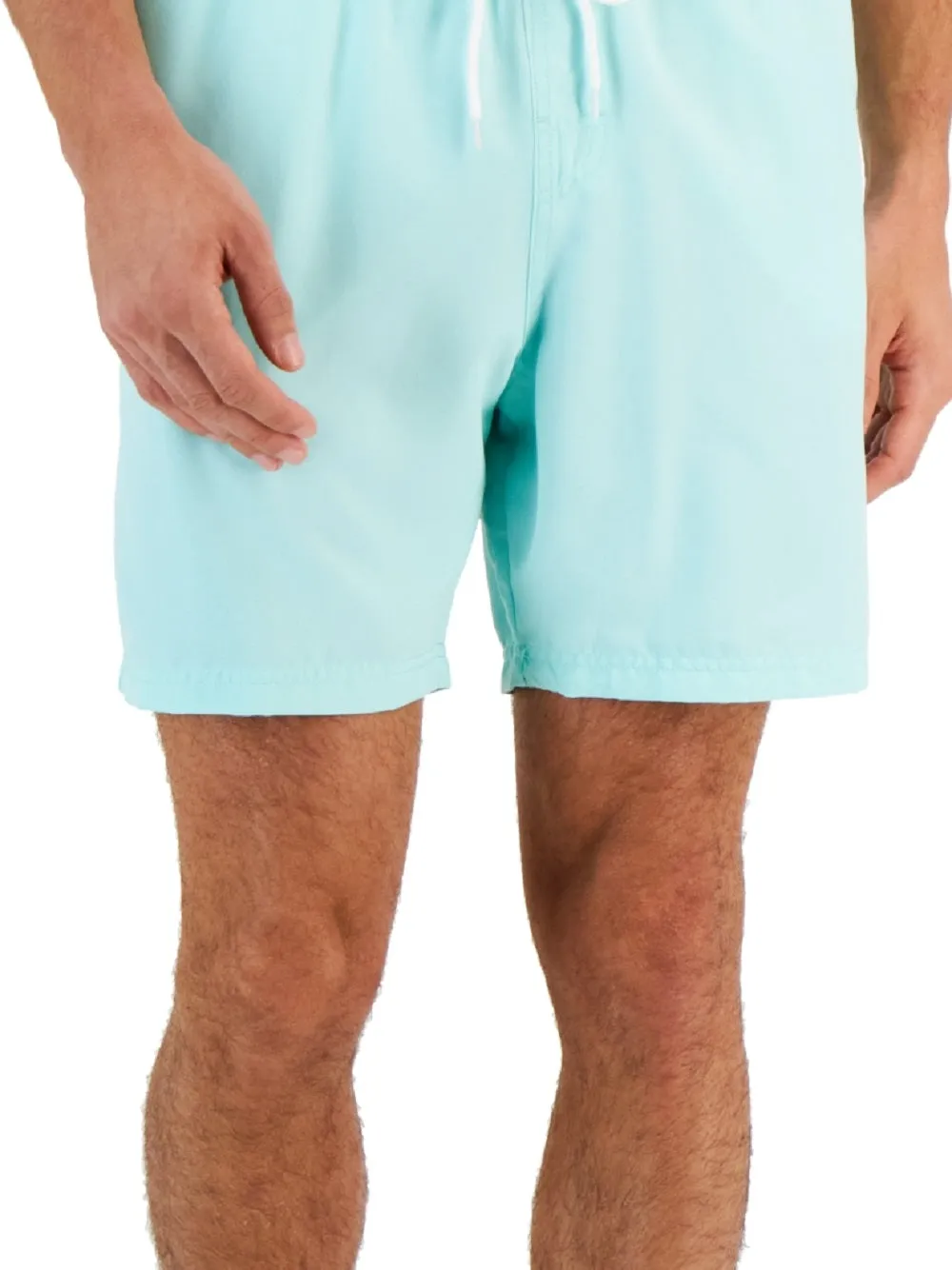 Club Room Men's Quick Dry Performance Solid 7 Swim Trunks Green Size XX-Large