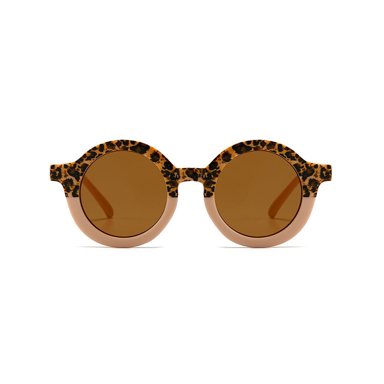 Coral Leopard Ava Baby Sunglasses