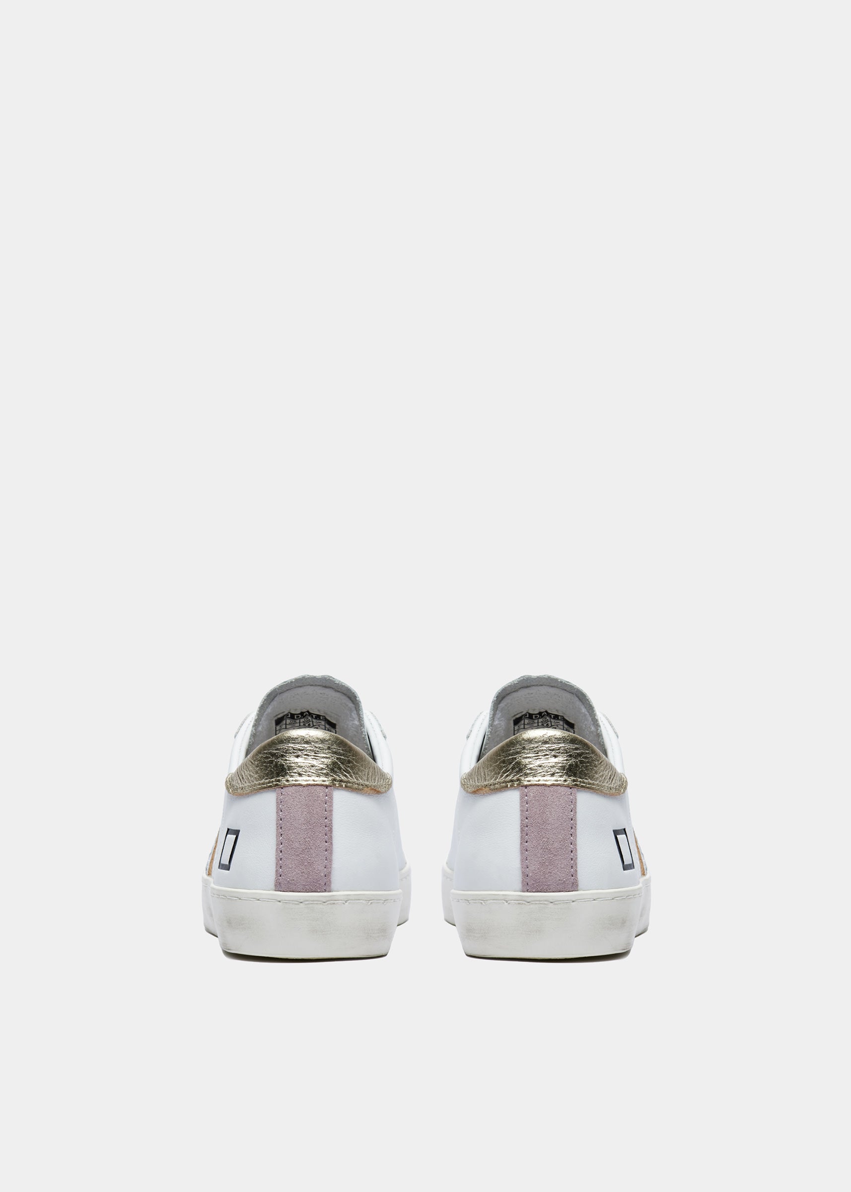 D.A.T.E Hill Low White-Platnium Sneakers