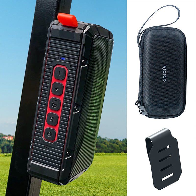 Dprofy Golf Cart Magnetic Bluetooth Speaker TWS & SD Card Function And Case