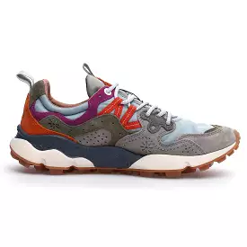 Flower Mountain Yamano 3 Trainers - Grey/Azure