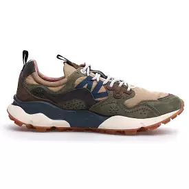 Flower Mountain Yamano 3 Trainers - Military/Beige/Navy