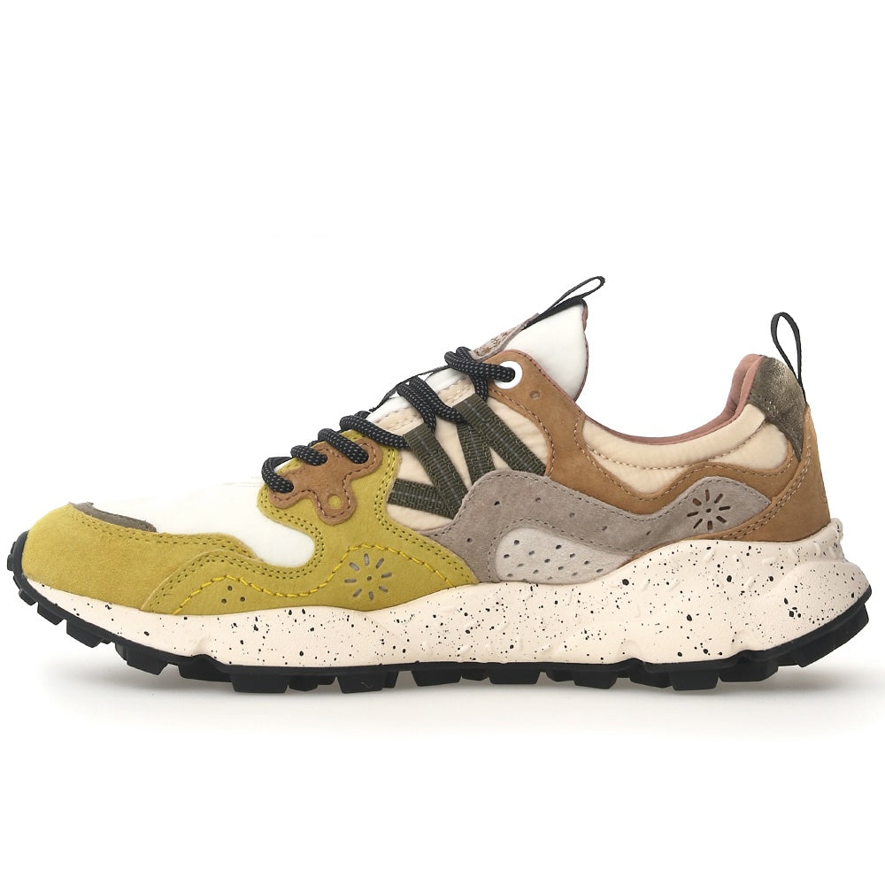 Flower Mountain Yamano 3 Trainers - Ocher/White/Light Brown