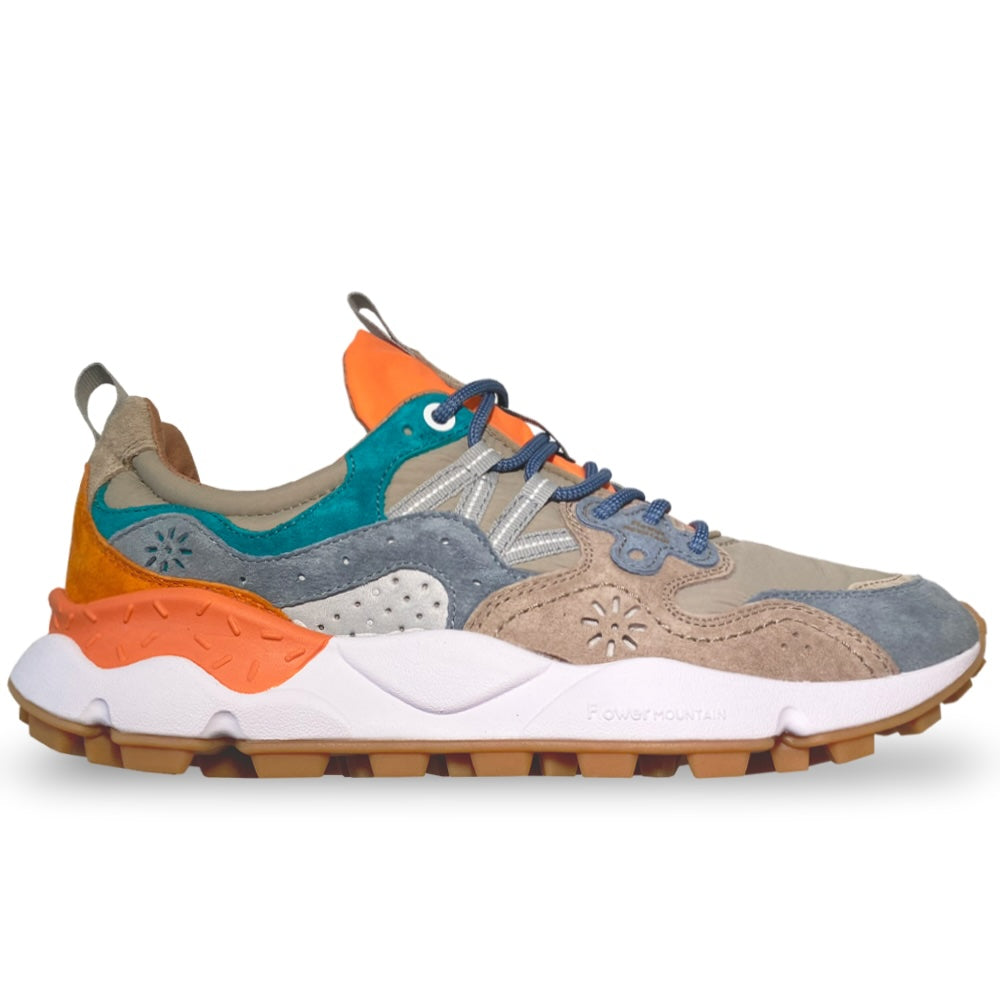 Flower Mountain Yamano 3 Trainers - Taupe/Light Azure