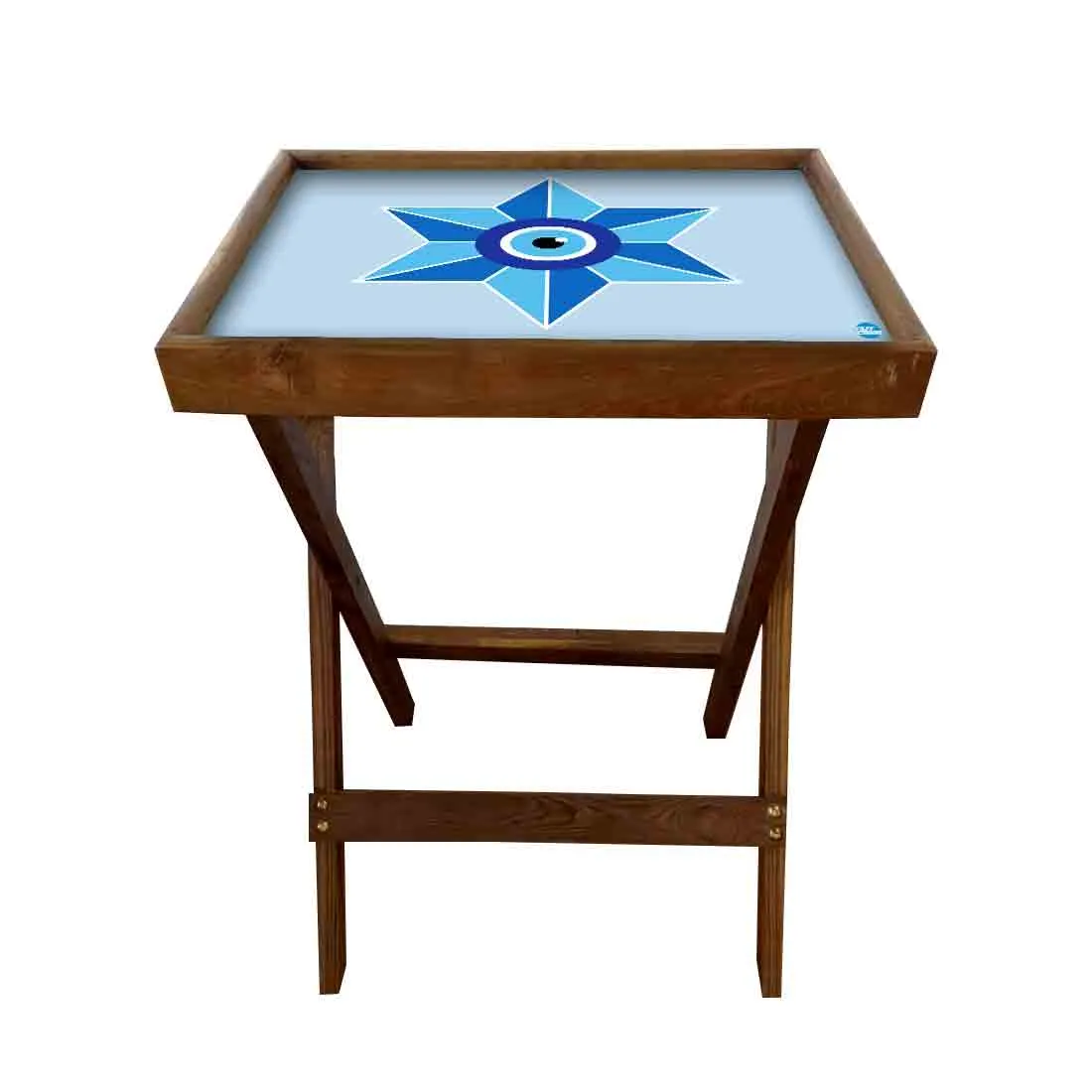 Foldable Side Table for TV Tray Tables Living Room  - Evil Eye Protector