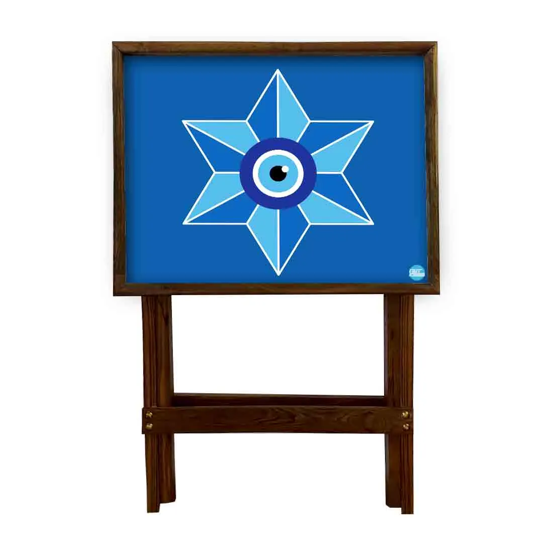 Foldable Side Table for TV Tray Tables Living Room  - Evil Eye Protector