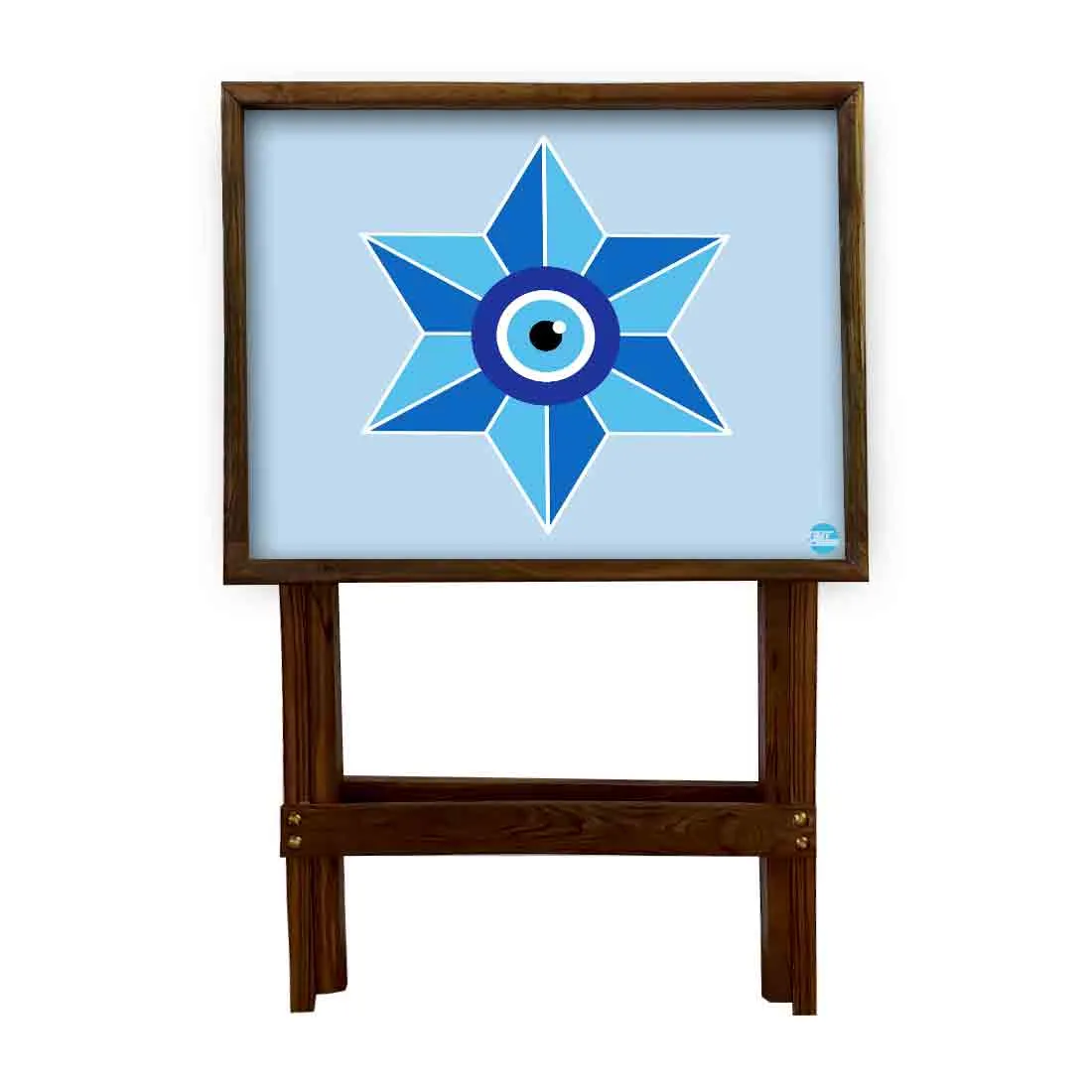 Foldable Side Table for TV Tray Tables Living Room  - Evil Eye Protector