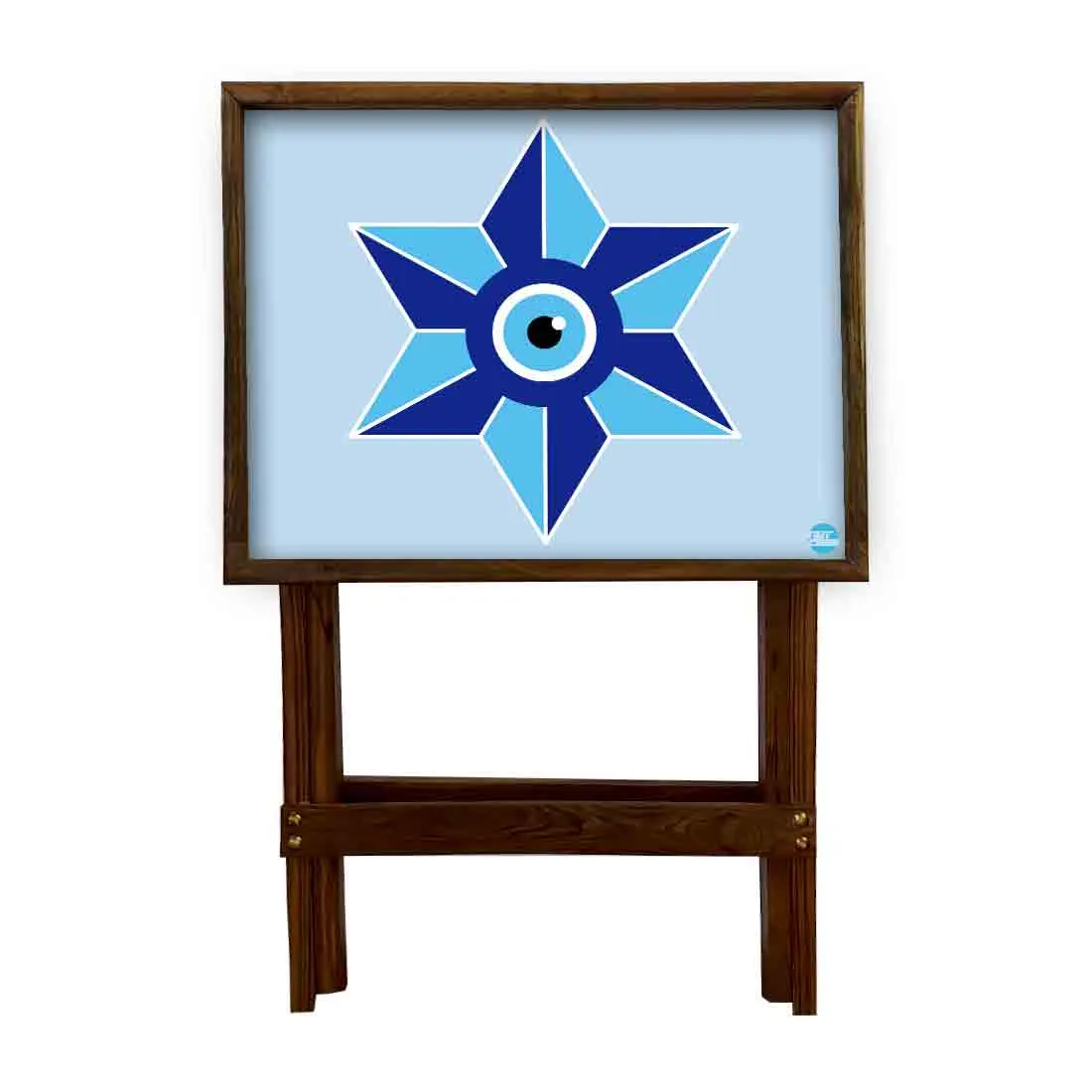 Foldable Side Table for TV Tray Tables Living Room  - Evil Eye Protector