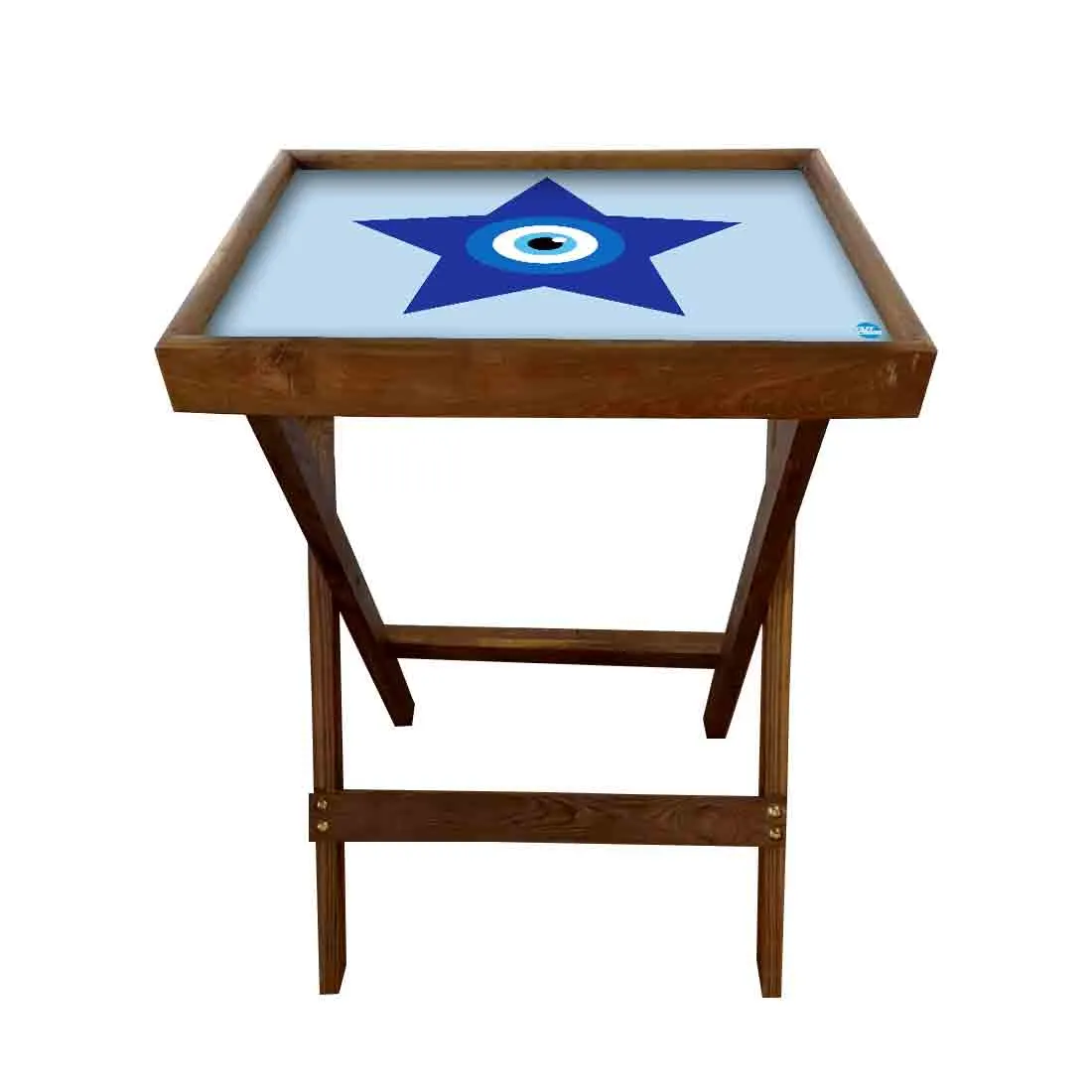 Foldable Side Table for TV Tray Tables Living Room  - Evil Eye Protector