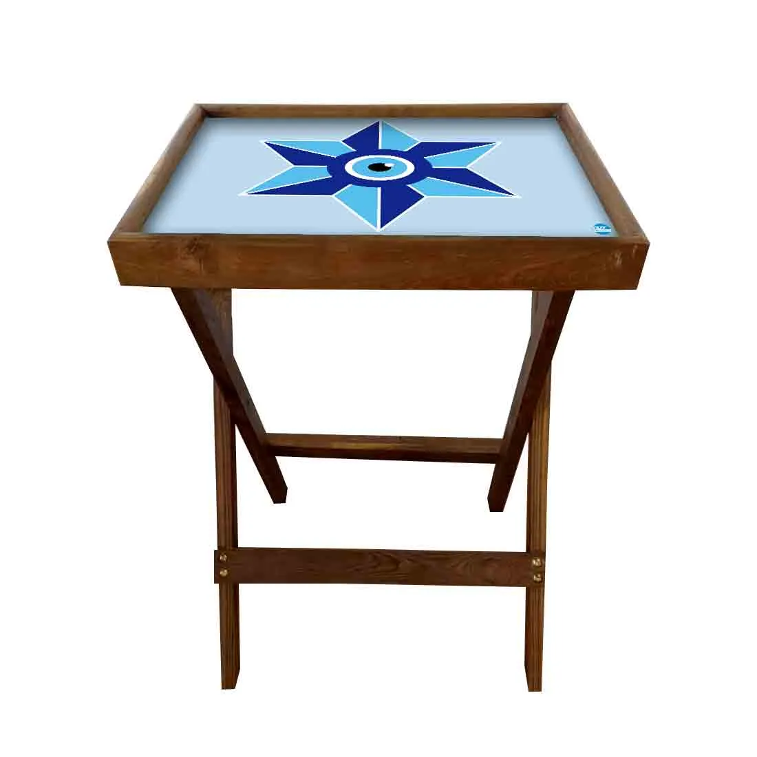 Foldable Side Table for TV Tray Tables Living Room  - Evil Eye Protector