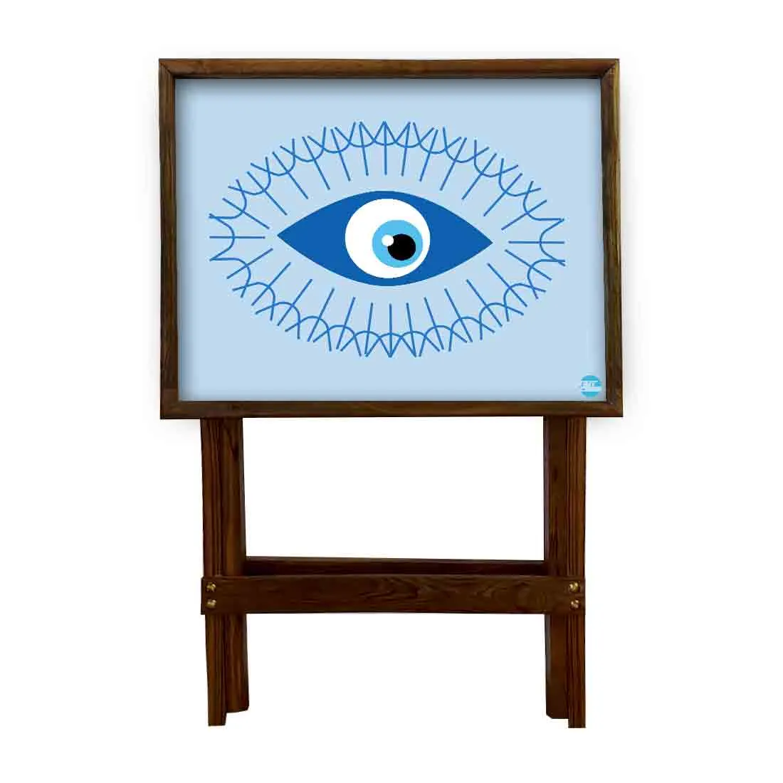 Folding TV Tray Table for Living Room Bedroom Side Tables - Evil Eye Protector