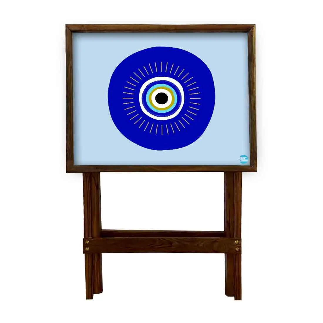 Folding TV Tray Table for Living Room Bedroom Side Tables - Evil Eye Protector