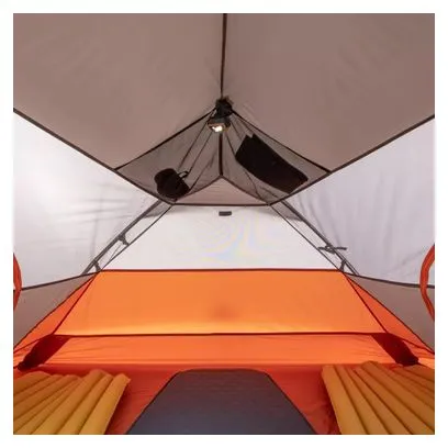 Forclaz Trek 900 Freestanding 3 Person Tent Grey Orange