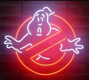 Ghostbusters Neon Light Sign - Man Cave Lighting