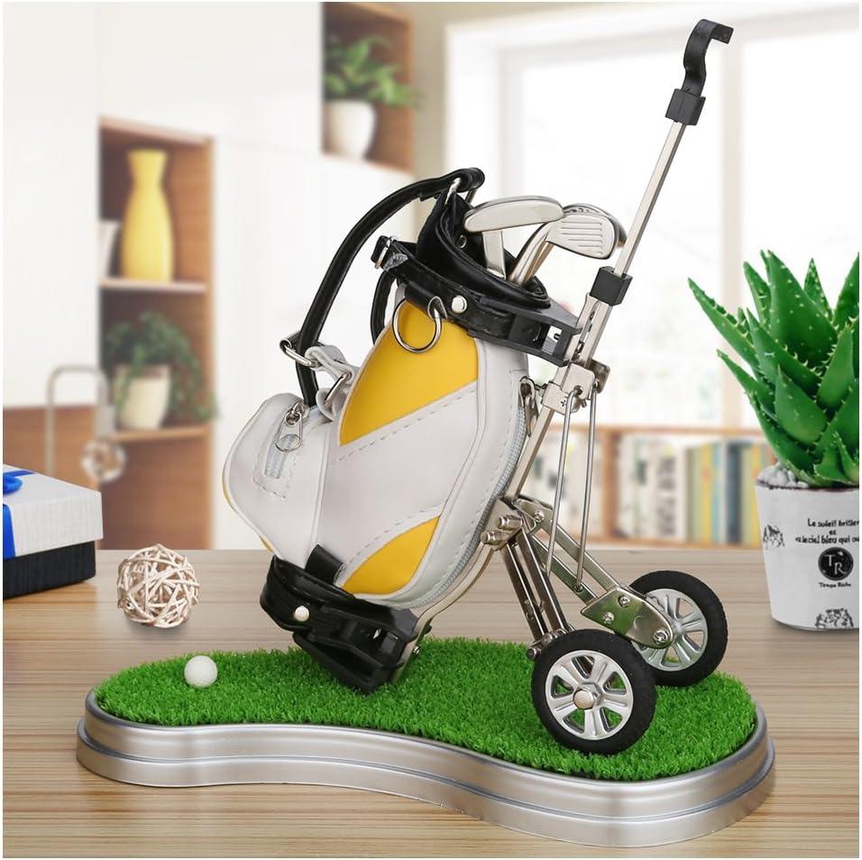 Golf Accessories Desk Decoration Cool Unique Golf Bag Pen Holder Gifts Souvenirs - 10L0L