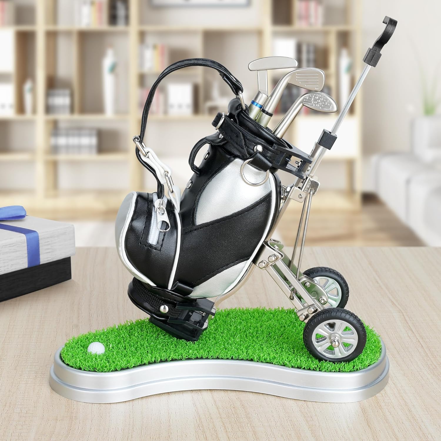 Golf Accessories Desk Decoration Cool Unique Golf Bag Pen Holder Gifts Souvenirs - 10L0L