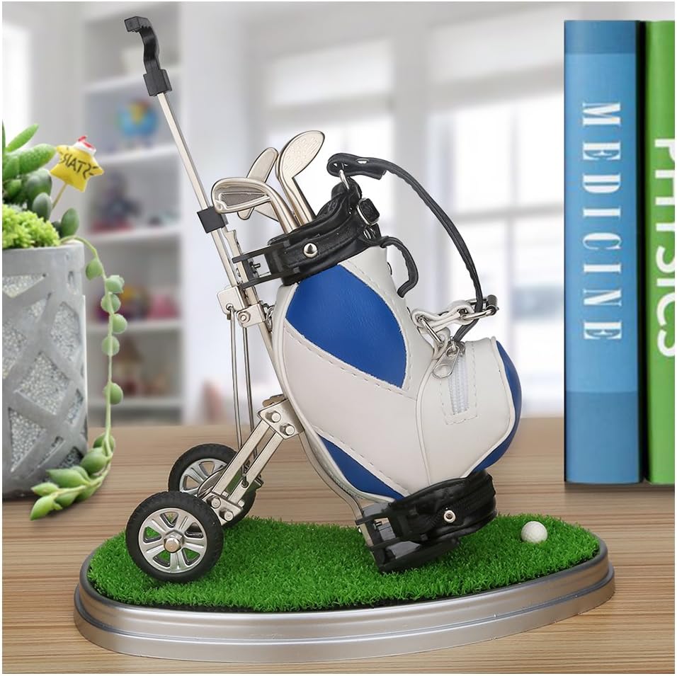 Golf Accessories Desk Decoration Cool Unique Golf Bag Pen Holder Gifts Souvenirs - 10L0L