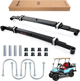 Golf Car Suspension Leaf Spring Kit with U Bolts for Club Car Precedent - 10L0L