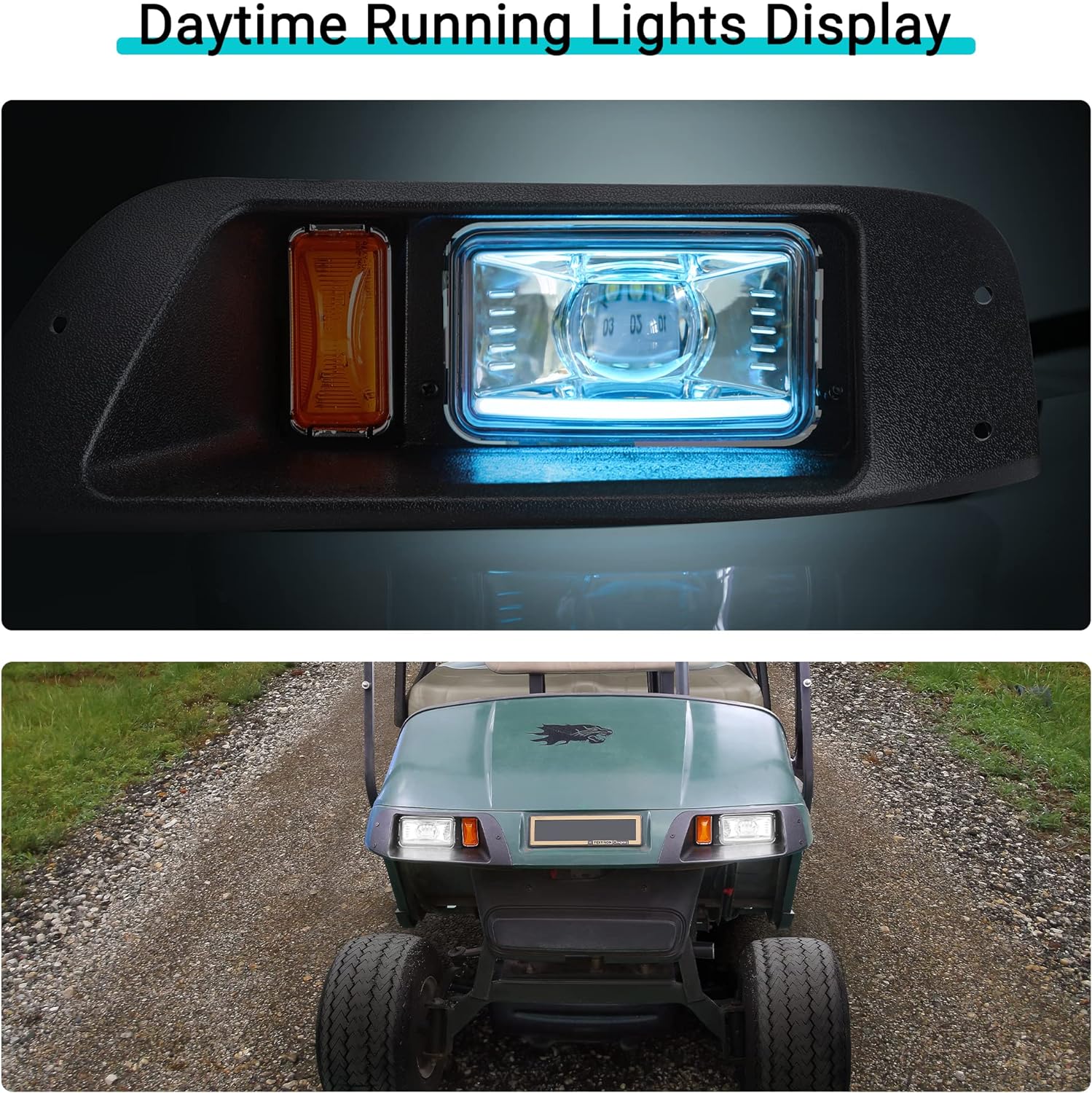 Golf Cart Lighting Ideas for EZGO TXT Light Kit | LED Golf Cart Lights - 10L0L