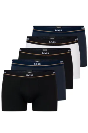 Hugo Boss 5-pack Stretch Cotton Trunks Multi