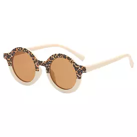 Ivory Leopard Ava Baby Sunglasses