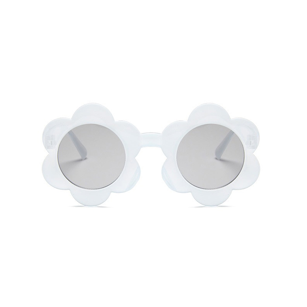 June Translucent Flower Sunglasses — Pale Blue