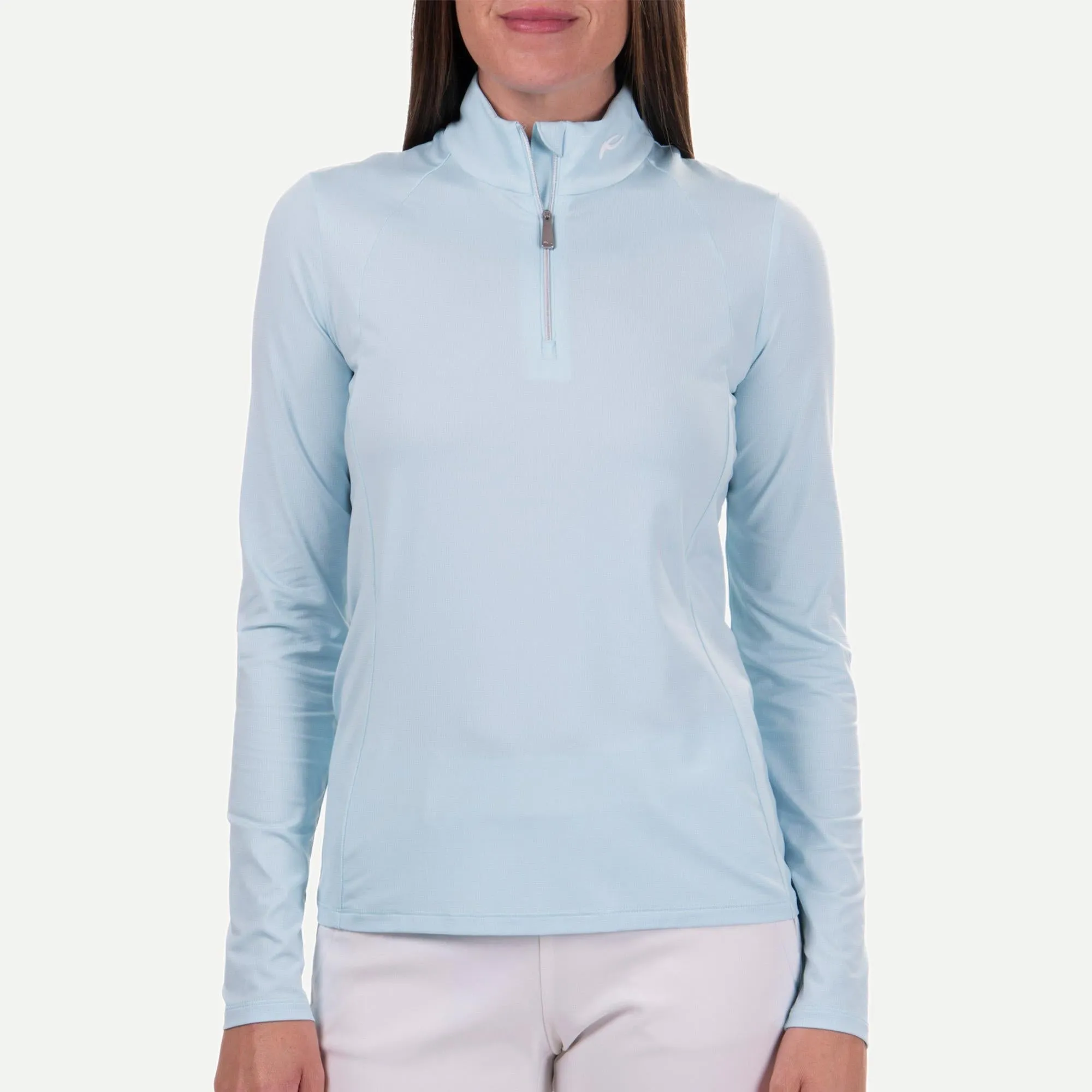 KJUS Collagen Ladies Golf Mid Layer Icy Blue