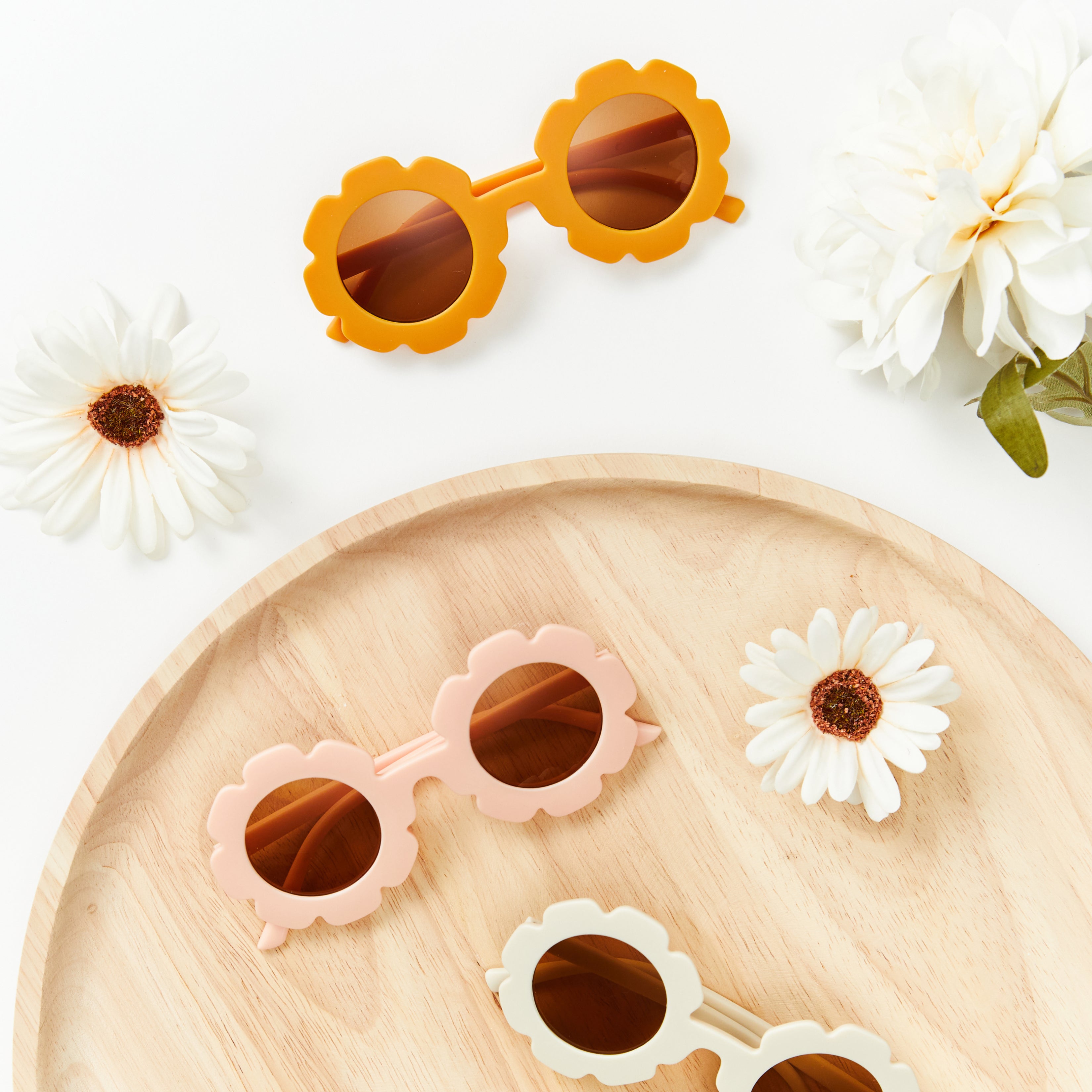 Matte Blush Quinn Baby Sunglasses