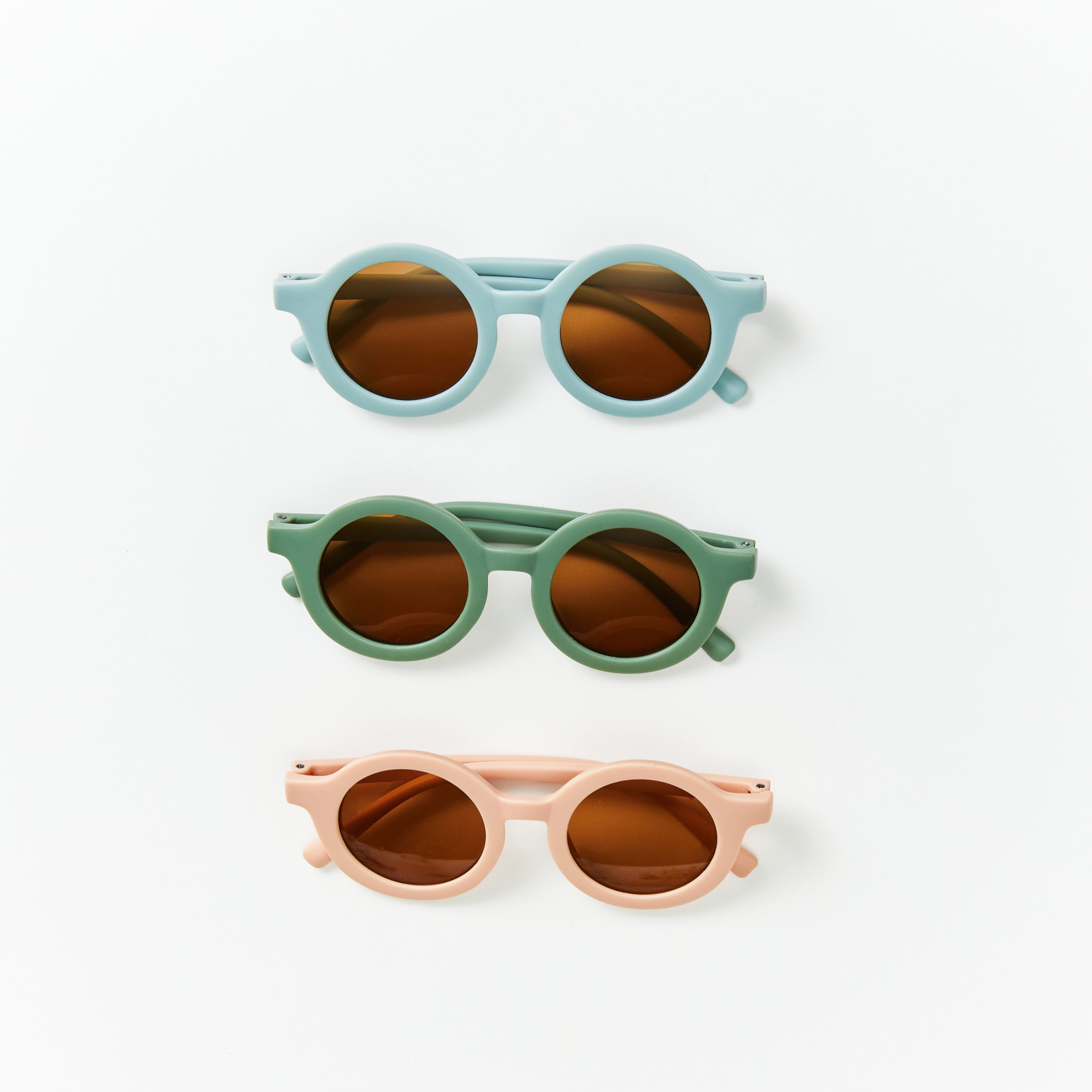 Matte Flamingo Ava Baby Sunglasses