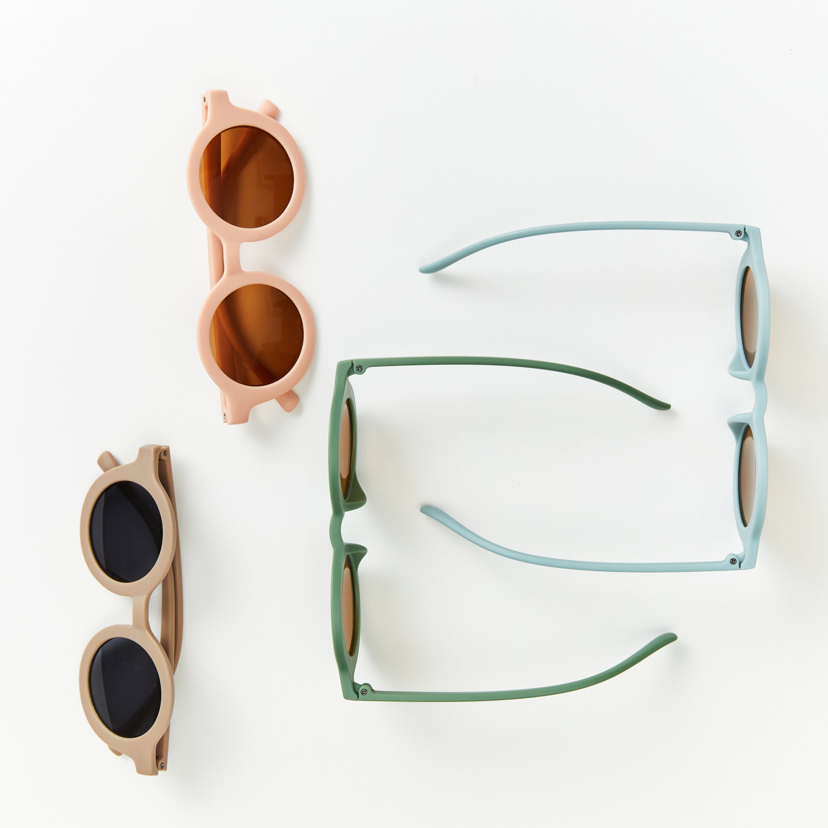 Matte Latte Ava Baby Sunglasses