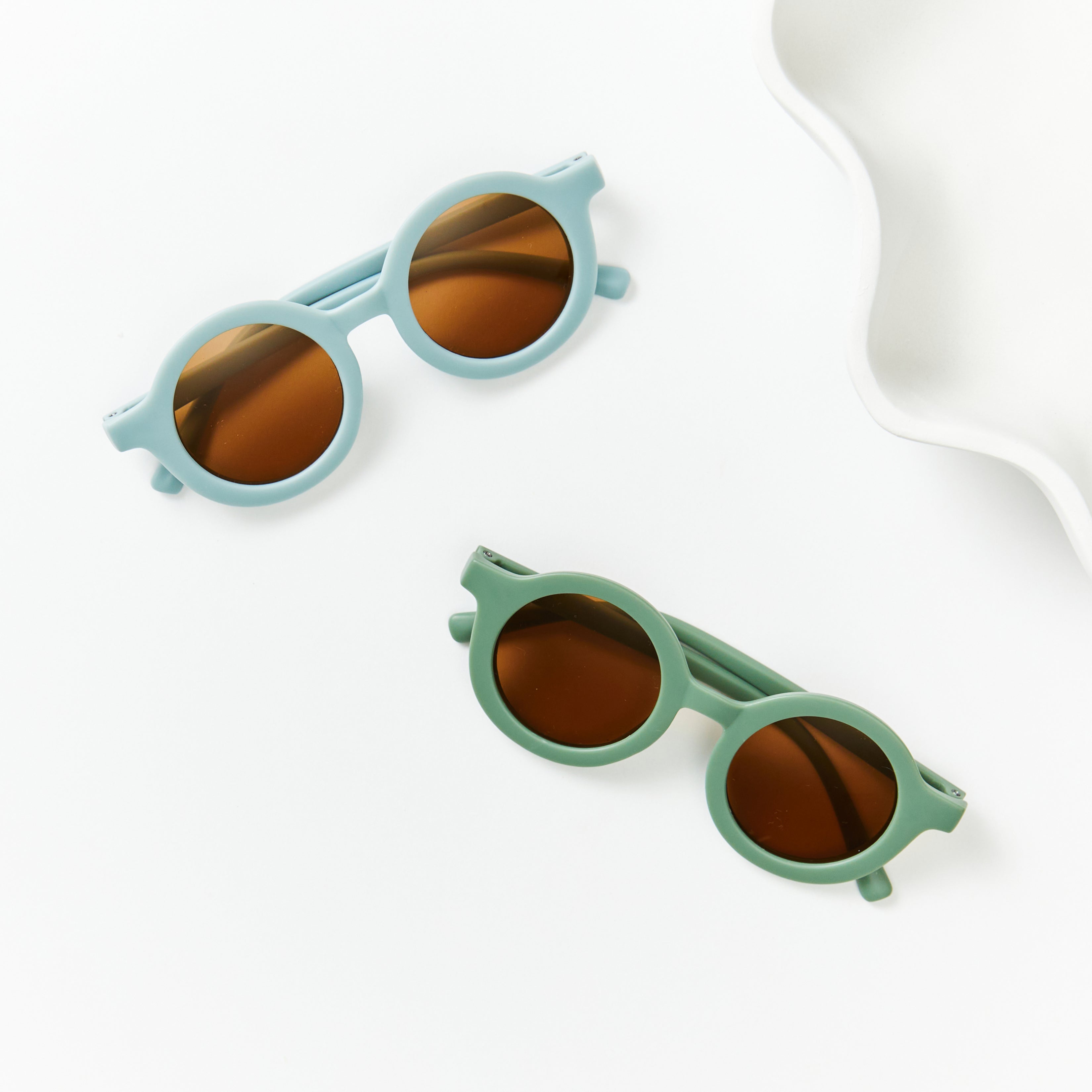 Matte Sage Ava Baby Sunglasses