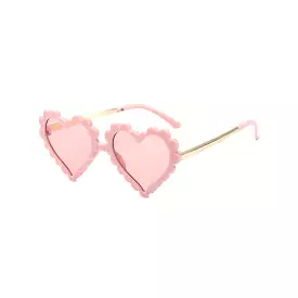 Millie Heart Sunglasses Rose