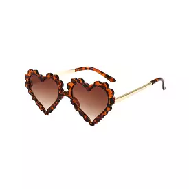 Millie Heart Sunglasses Tortoise