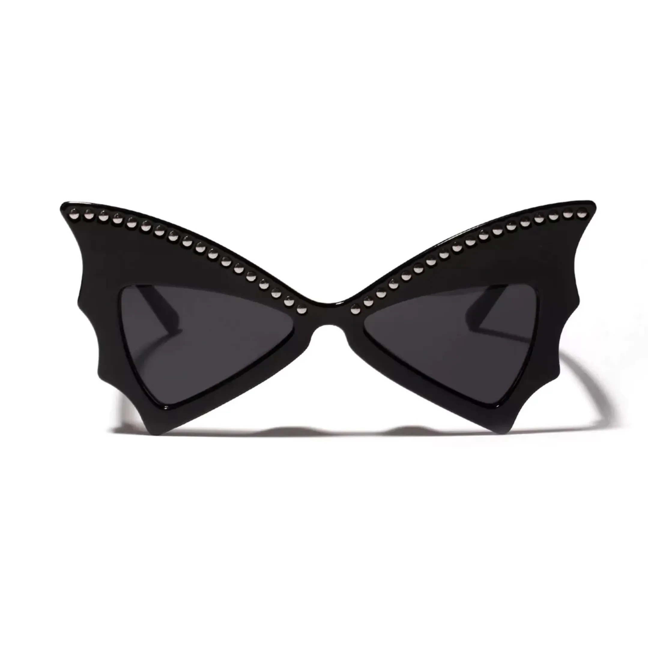 Morticia Batwing Sunglasses in Black