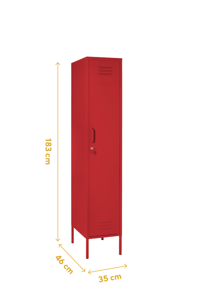 Mustard Made - The Skinny Locker In Poppy