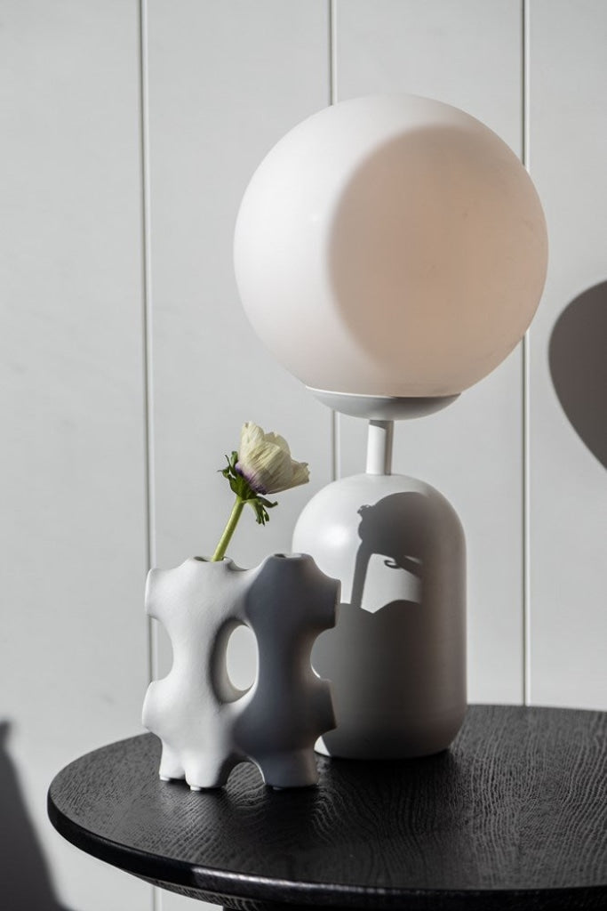 Ned Collections - Maison Table Lamp - White