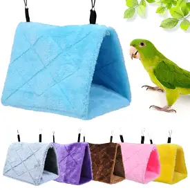 Pet Bird Parrot Cages Warm Bird Hammock Hanging Tent Bed for Bird Sleeping Bird Cage Decoration Accessories Bird House Bird Nest