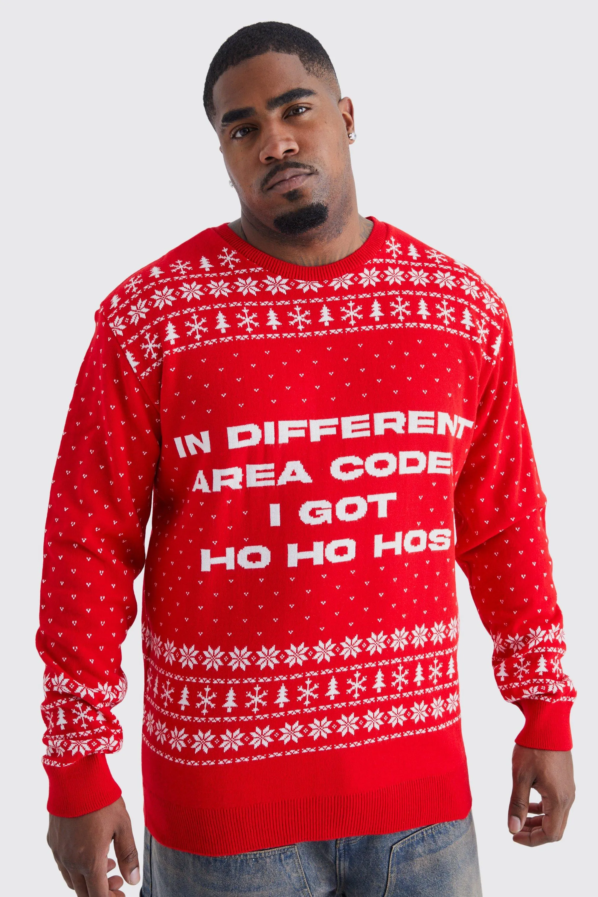 Plus I Got Ho Ho Hos Christmas Sweater