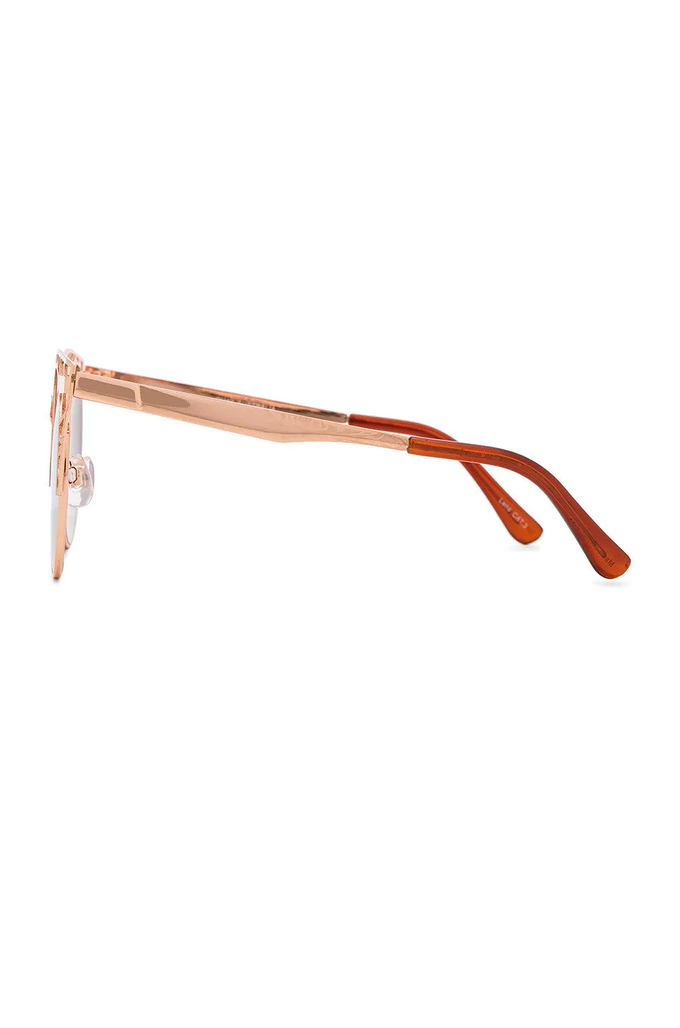 Quay Fleur Rose Gold Sunglasses