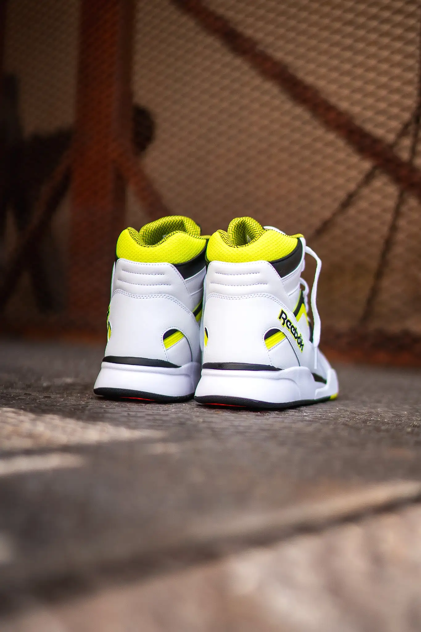 Reebok Pump TZ (White/Solar Acid Yellow)